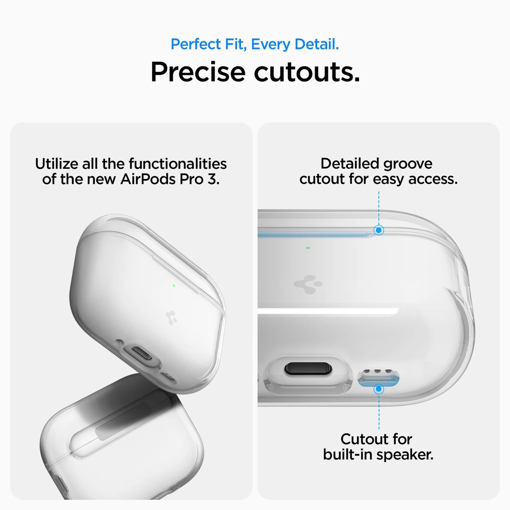 Spigen Liquid Crystal 晶透 防摔殼 保護殼 耳機殼 Airpods Pro 3-細節圖6