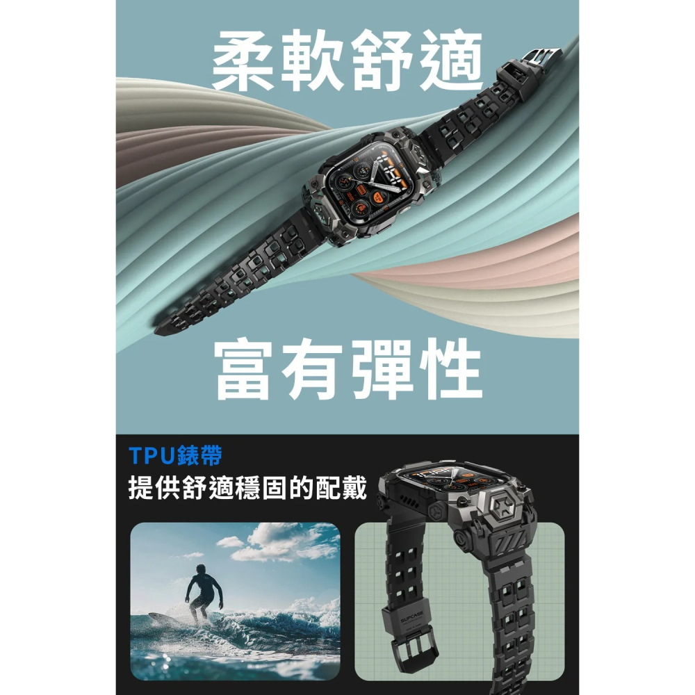 SUPCASE 一體成型 防摔殼 保護殼 錶帶 Apple Watch S10 11 46mm-細節圖5