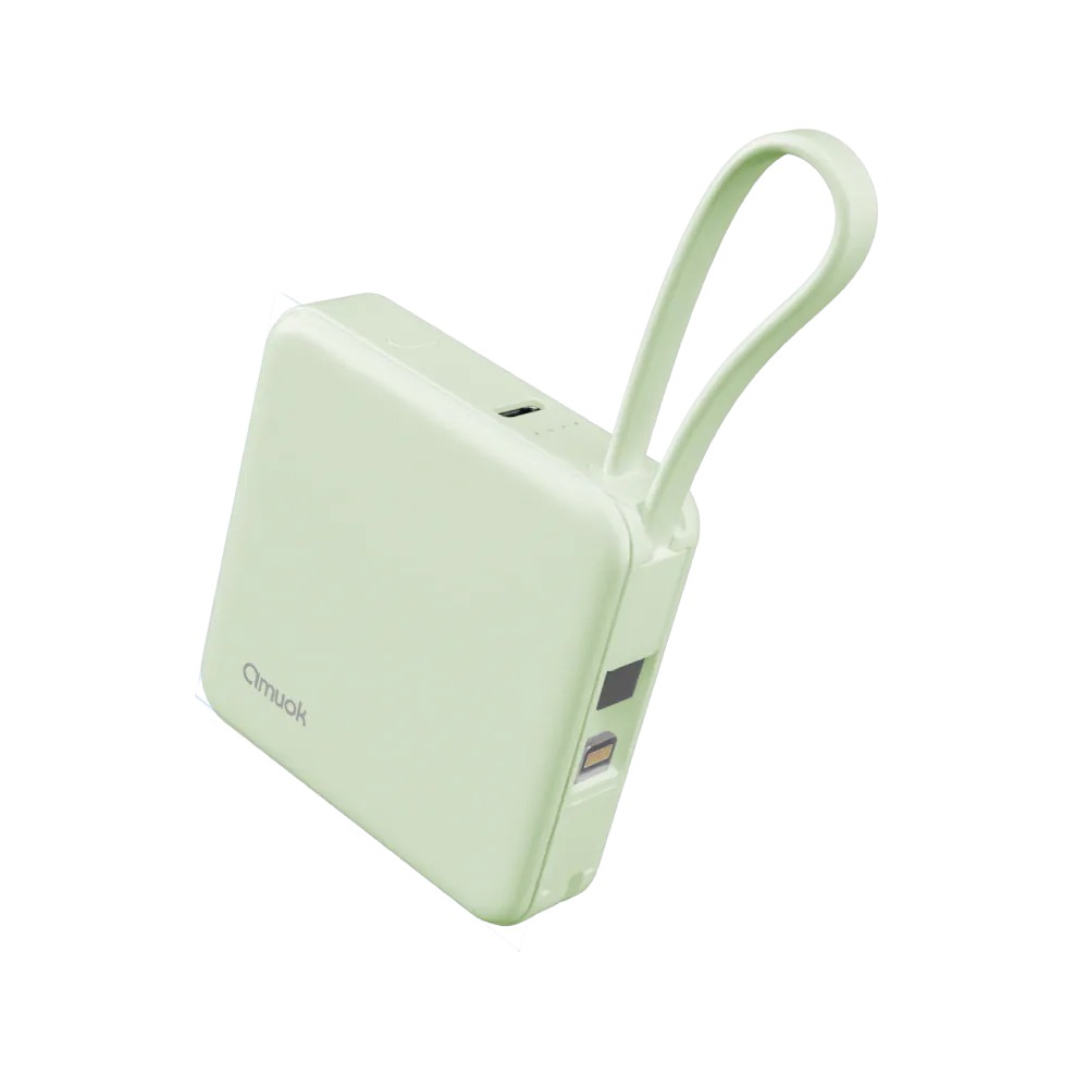 amuok Cube 迷你 雙線 自帶線 霧面 行動電源 5000mAh iPhone 17 16 15-規格圖11