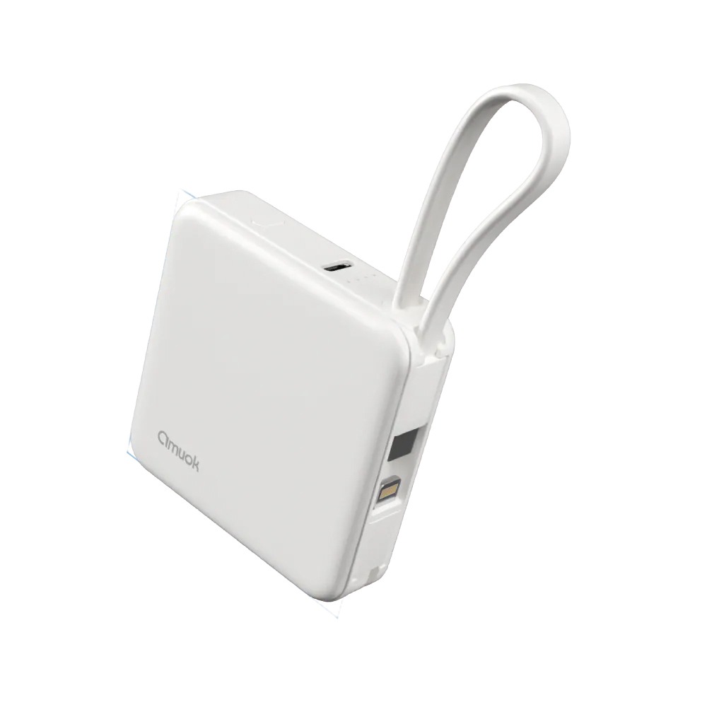 amuok Cube 迷你 雙線 自帶線 霧面 行動電源 5000mAh iPhone 17 16 15-規格圖11