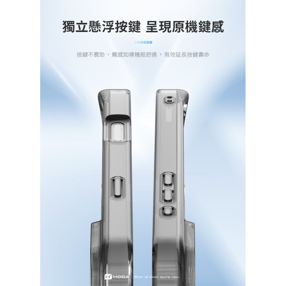 HODA MagSafe 晶石 玻璃 軍規 相機按鍵 防摔殼 保護殼 iPhone 17 Pro Max-細節圖11