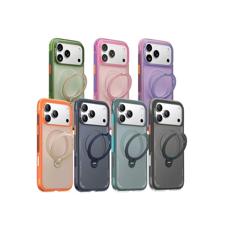 TORRAS 相機按鍵 旋轉支架 氣囊 防摔殼 手機殼 iPhone 17 Pro Max-細節圖2