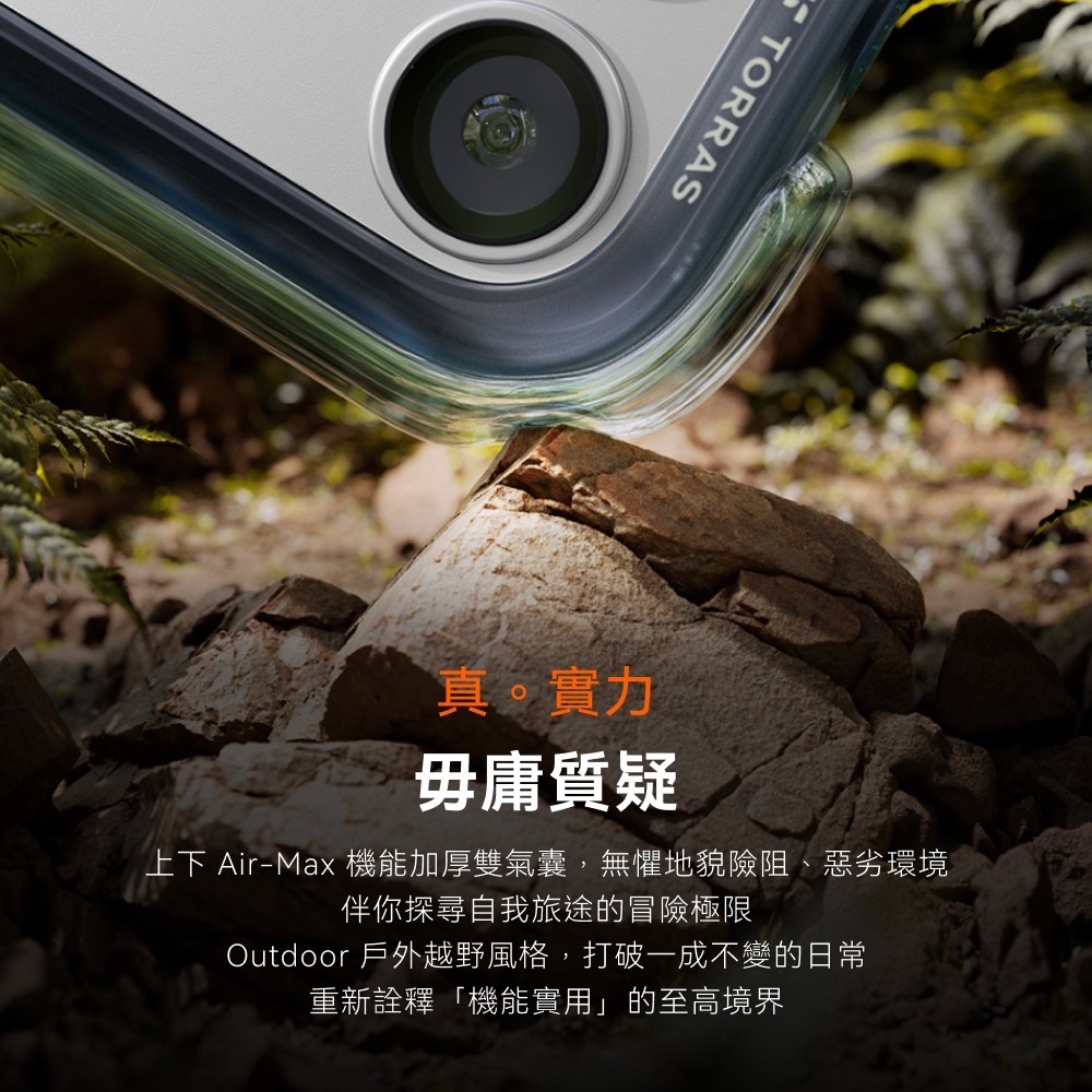 TORRAS 相機按鍵 旋轉支架 氣囊 防摔殼 手機殼 iPhone 17 Pro Max-細節圖5
