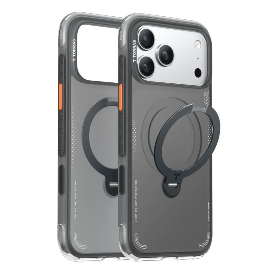 TORRAS 相機按鍵 旋轉支架 氣囊 防摔殼 手機殼 iPhone 17 Pro Max-規格圖11