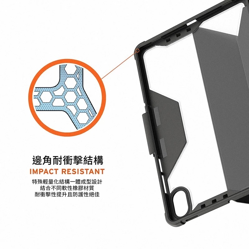UAG 耐衝擊 全透 防摔殼 平板殼 保護殼 LT Galaxy Tab S11-細節圖8