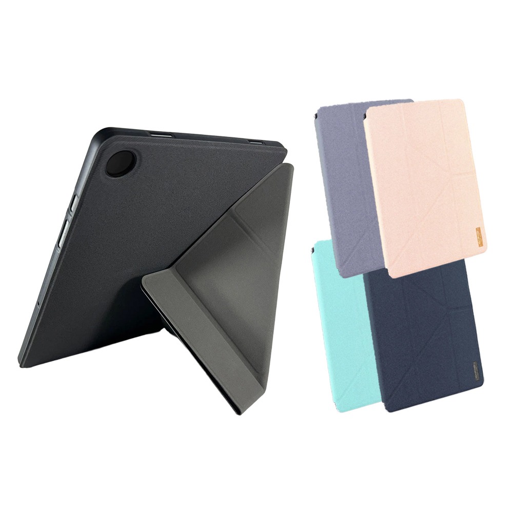 DAPAD 雙折 多功能 平板 保護套 帶筆槽 SAMSUNG A11+ A9+-細節圖3