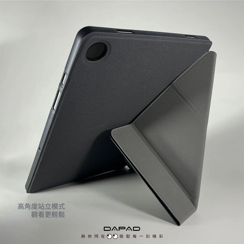 DAPAD 雙折 多功能 平板 保護套 帶筆槽 SAMSUNG A11+ A9+-細節圖7
