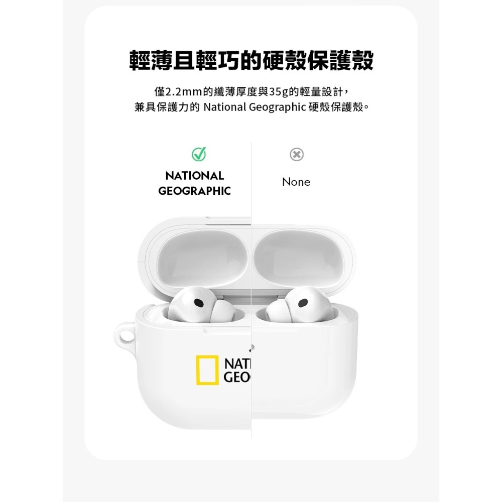 National 國家地理 硬殼 登山 耳機殼 保護殼 防摔殼 戶備 防摔 抗震 AirPods Pro 3-細節圖7