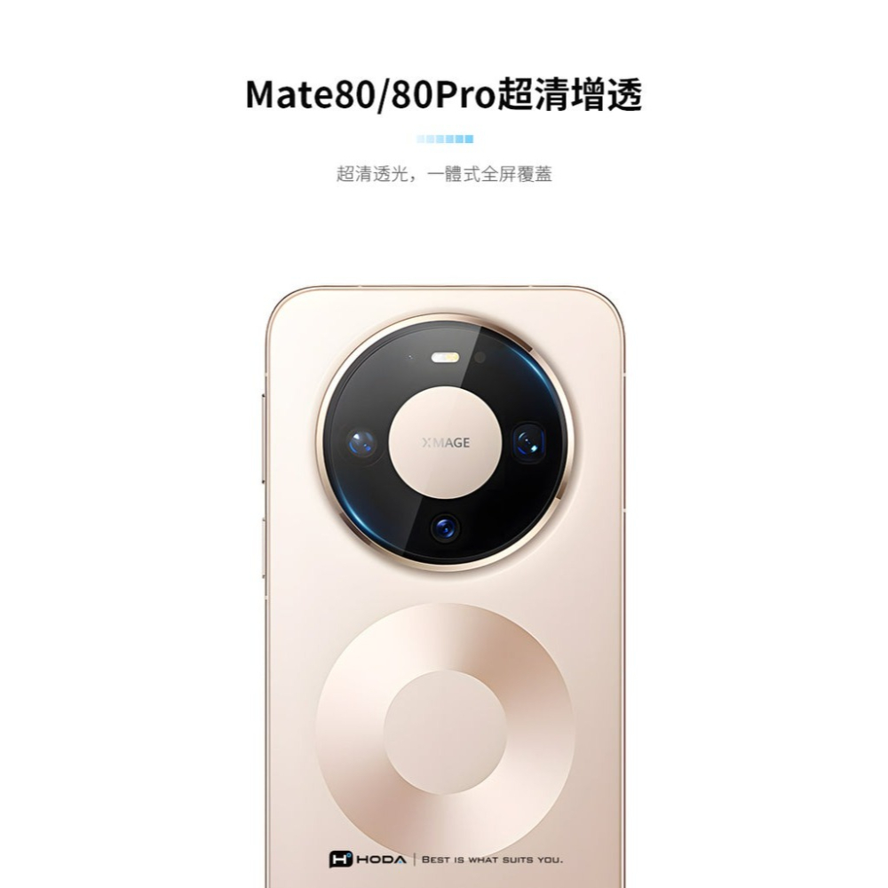 HODA 99% 增透 AR 鏡頭 玻璃貼 鏡頭貼 保護貼 Mate 80 pro max x7-細節圖7