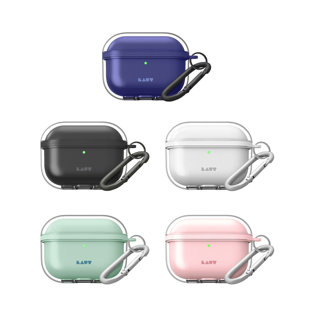 LAUT 雙層 氣囊 氣墊 抗衝擊 耳機殼 無線充電 防摔殼 保護殼 AirPods Pro 3-細節圖2