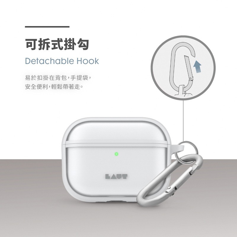 LAUT 防摔殼 防塵殼 無線充電 耳機殼 保護殼 AirPods Pro 3-細節圖8