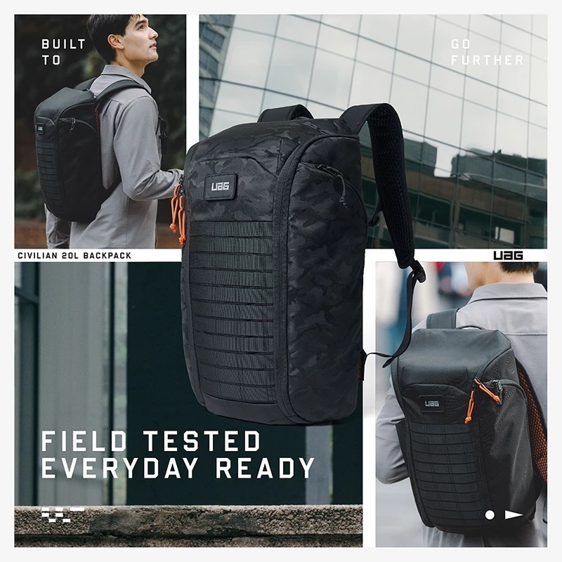 UAG 簡約 潮流 後背包 筆電包 電腦包 20L 15 16 吋-細節圖3