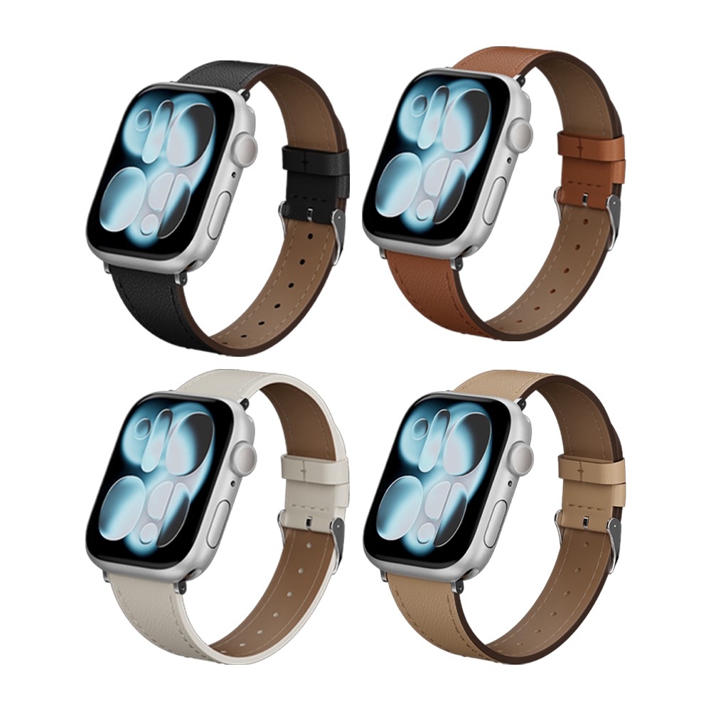 SwitchEasy  Slim 真皮 錶帶 Apple Watch S11 S10 SE3 40 41 42 mm-細節圖2