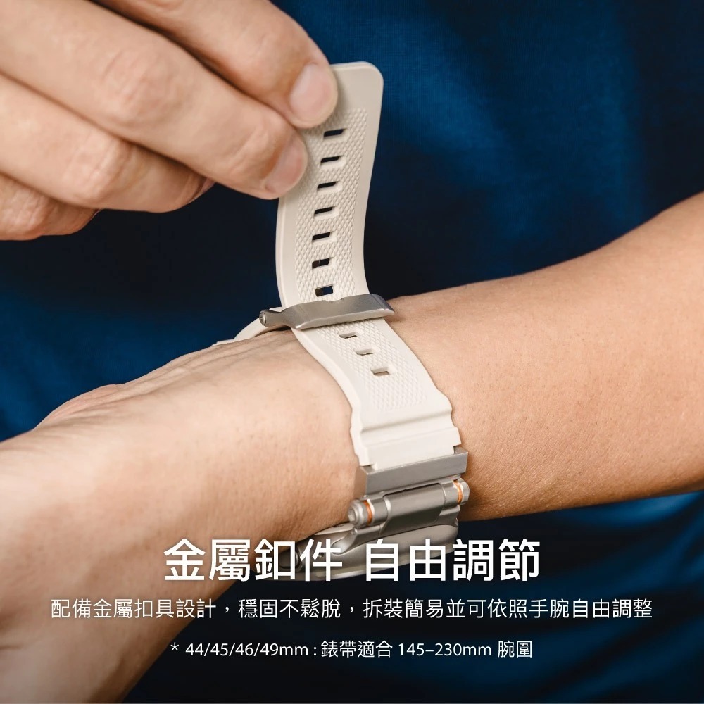 SwitchEasy Rugged 矽膠 錶帶 Apple Watch Ultra 3 S11 45 46 49 mm-細節圖6