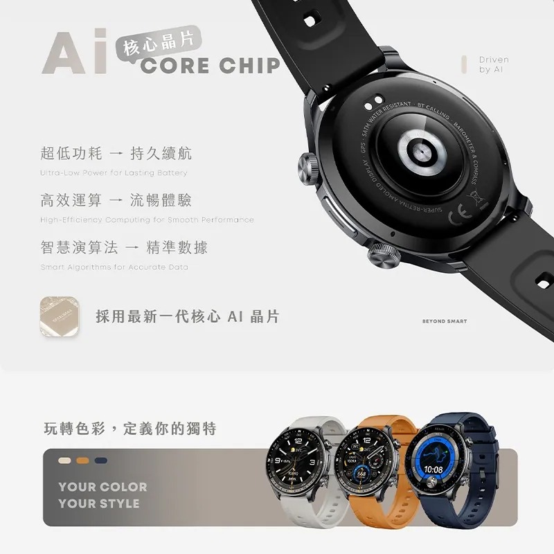 樂米 LARMI 智能手錶 錶帶 防水錶帶 單 錶帶 專用 Ai6-細節圖10