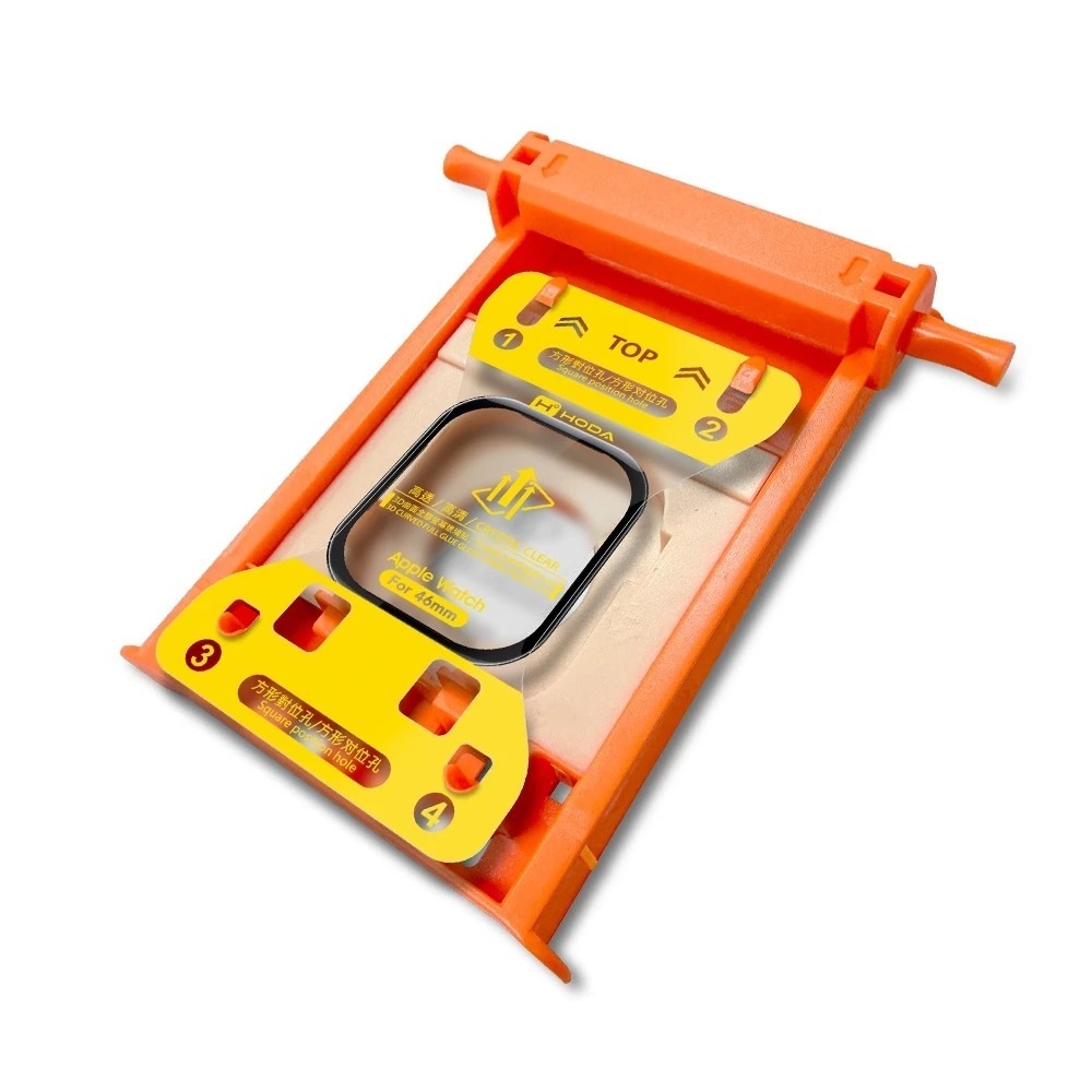 HODA 3D 曲面 亮面 玻璃貼 保護貼 太空艙 Apple Watch S11 S10 46 42 44 40 mm-細節圖5