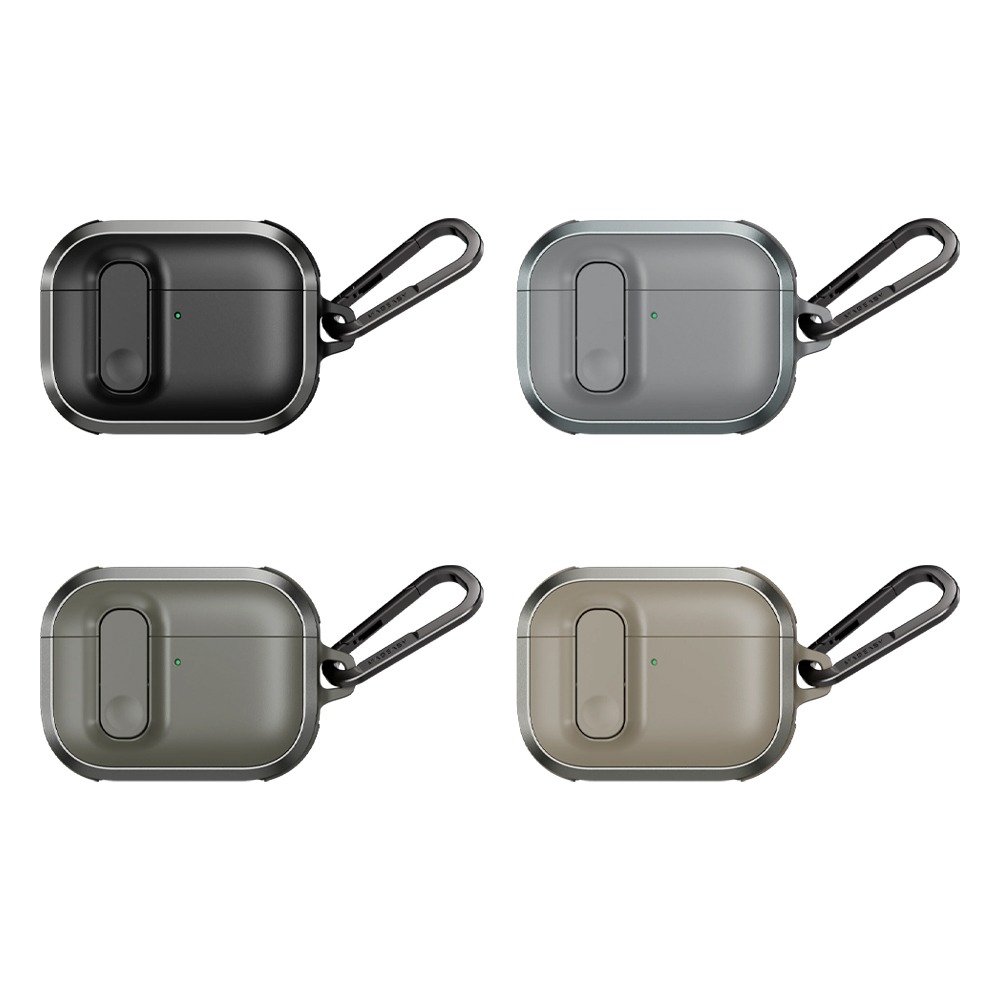 MAGEASY 抗衝擊 磁扣 登山扣 耳機殼 保護殼 防摔殼 航太合金 適用 AirPods Pro 3-細節圖2