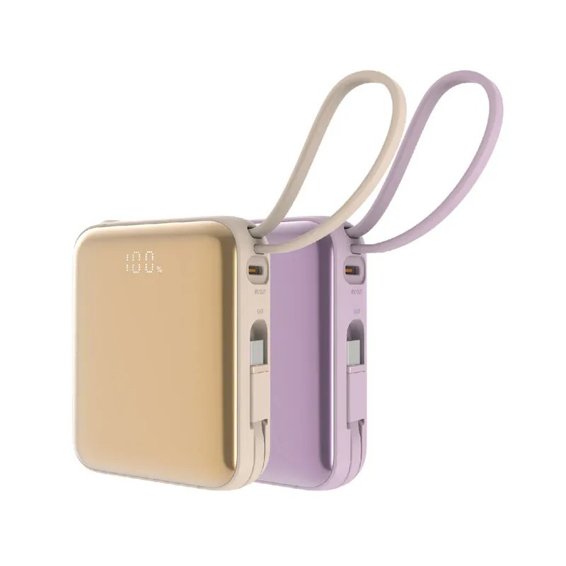 Solide 迷你 雙充頭 10000mAh 行動電源 Bubble Gum 泡泡糖 適用 iphone 17 16-細節圖2