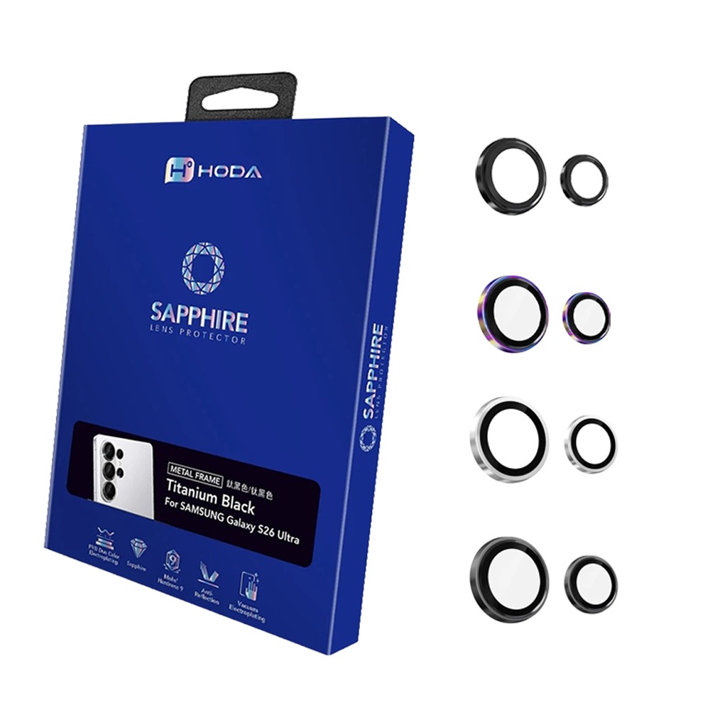 HODA 藍寶石 鏡頭貼 9H 玻璃貼 保護貼 適用 Samsung Galaxy S26 + Ultra-細節圖3