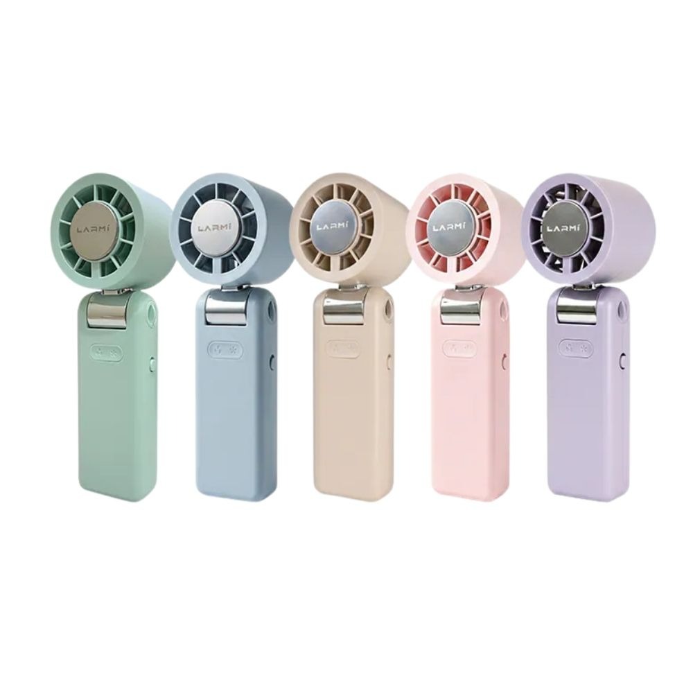 樂米 LARMI AI 手持 風扇 冰能扇 180° 旋轉 附 掛繩 AI 語音 控制-細節圖2
