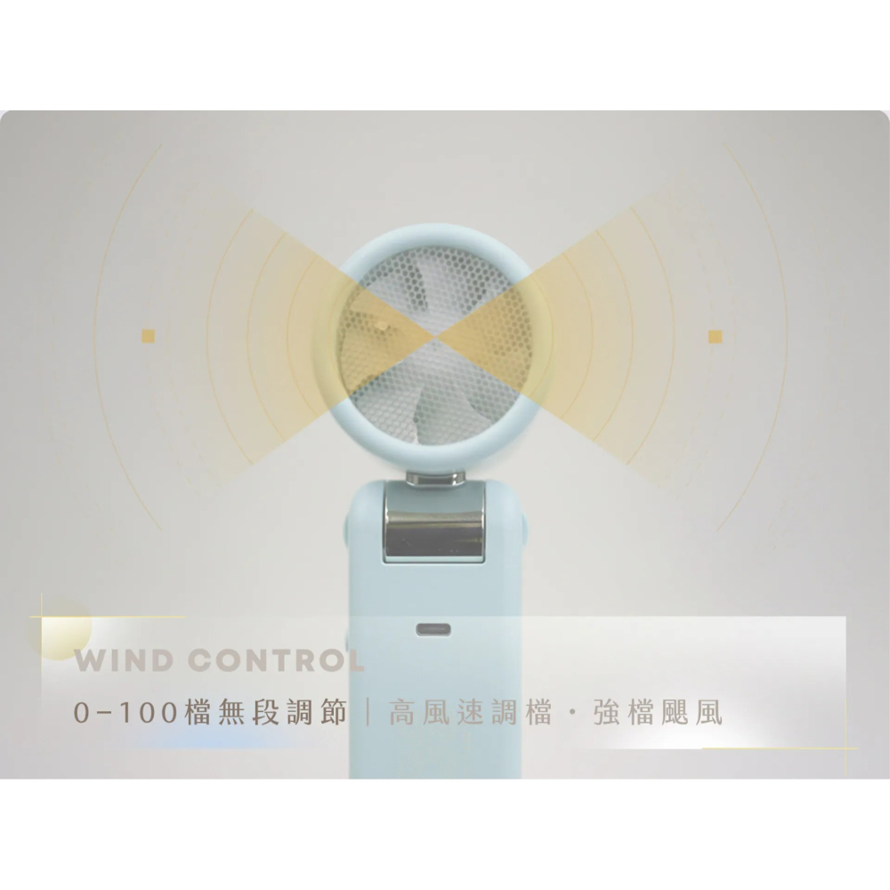 樂米 LARMI AI 手持 風扇 冰能扇 180° 旋轉 附 掛繩 AI 語音 控制-細節圖9