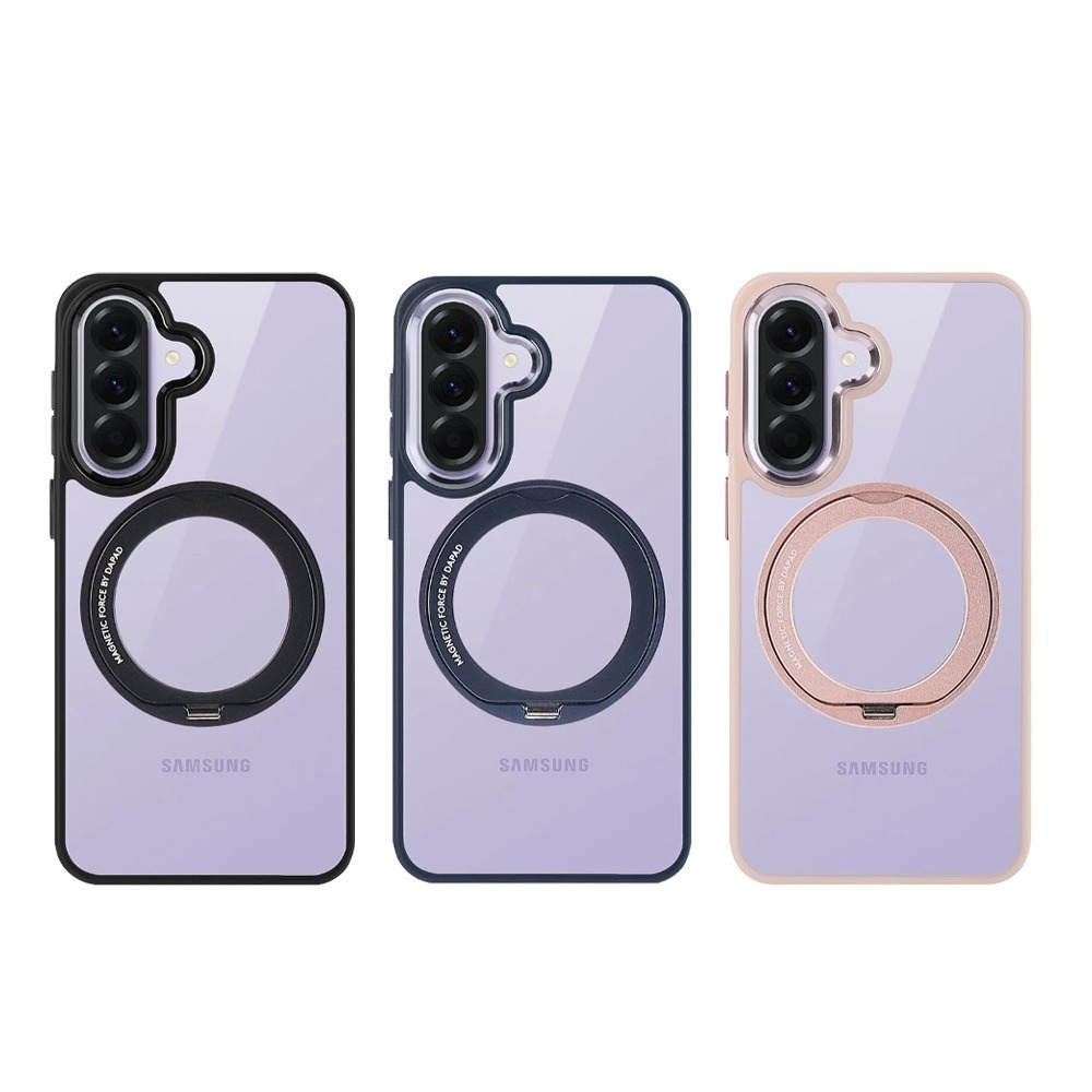 DAPAD 柔幻 極光 旋轉 支架 親膚 防摔殼 手機殼 保護殼 適用 SAMSUNG A37-細節圖2