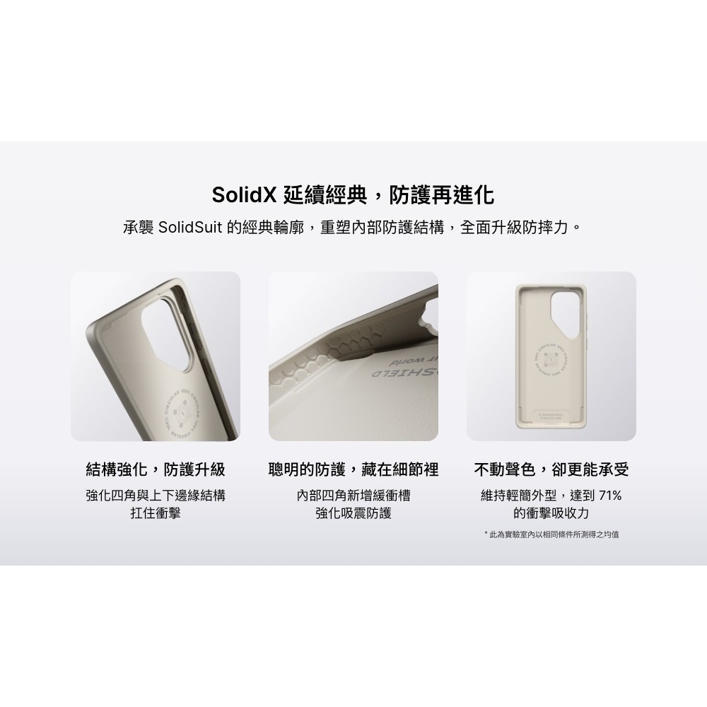 犀牛盾 SolidX 兼容 MagSafe 保護殼 磁吸殼 防摔殼 手機殼 適用 Samsung Galaxy A57-細節圖3