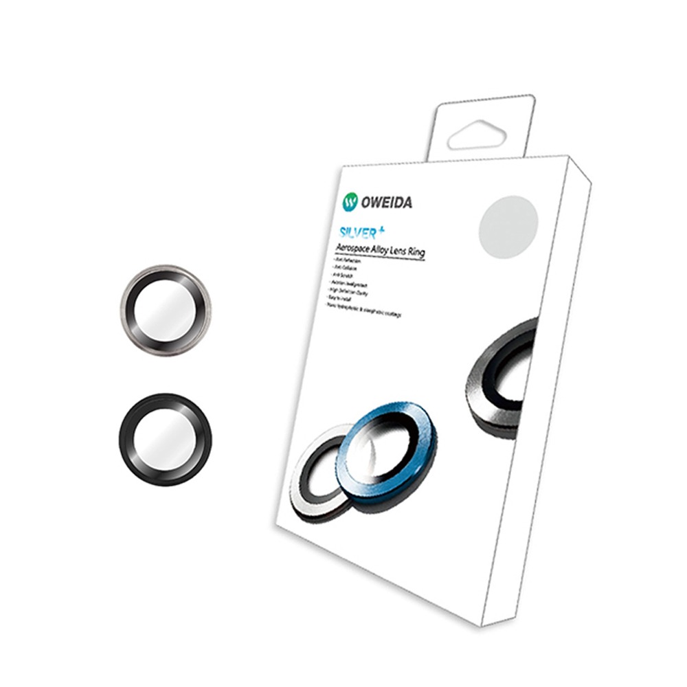 Oweida 星耀 鋁金屬 9H 玻璃貼 鏡頭 保護鏡 鏡頭環 適用 iPhone 17e 16e-細節圖2