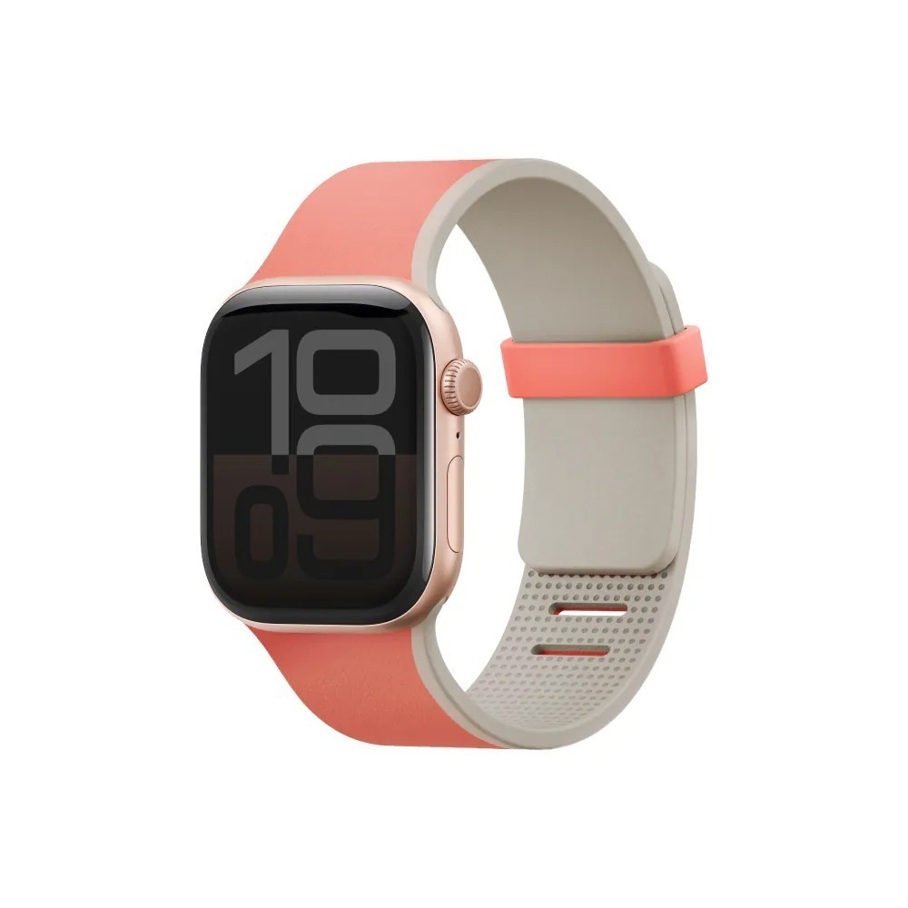 UNIQ Revix 4th 雙色 矽膠 磁吸 錶帶 適用 Apple Watch 42 41 40 mm-規格圖5