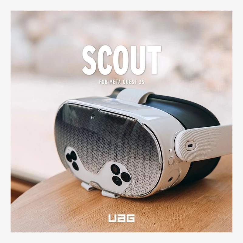 UAG 耐衝擊 保護殼 透明 VR 主機 保護套 防摔殼 適用 Meta Quest 3S-細節圖11