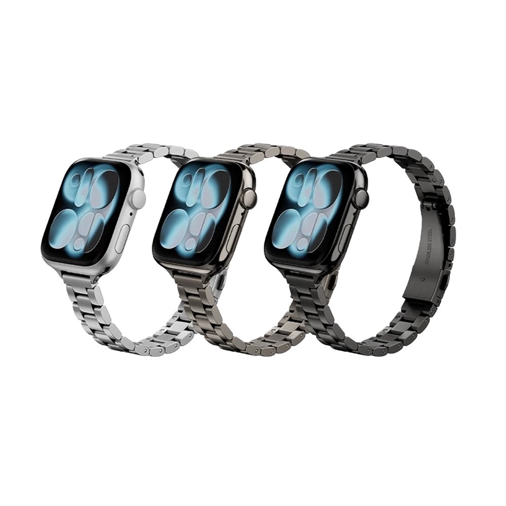 SwitchEasy 魚骨牌 Chaîne 不鏽鋼 鏈 錶 錶帶 適用 Apple Watch 40 41 42 mm-細節圖2