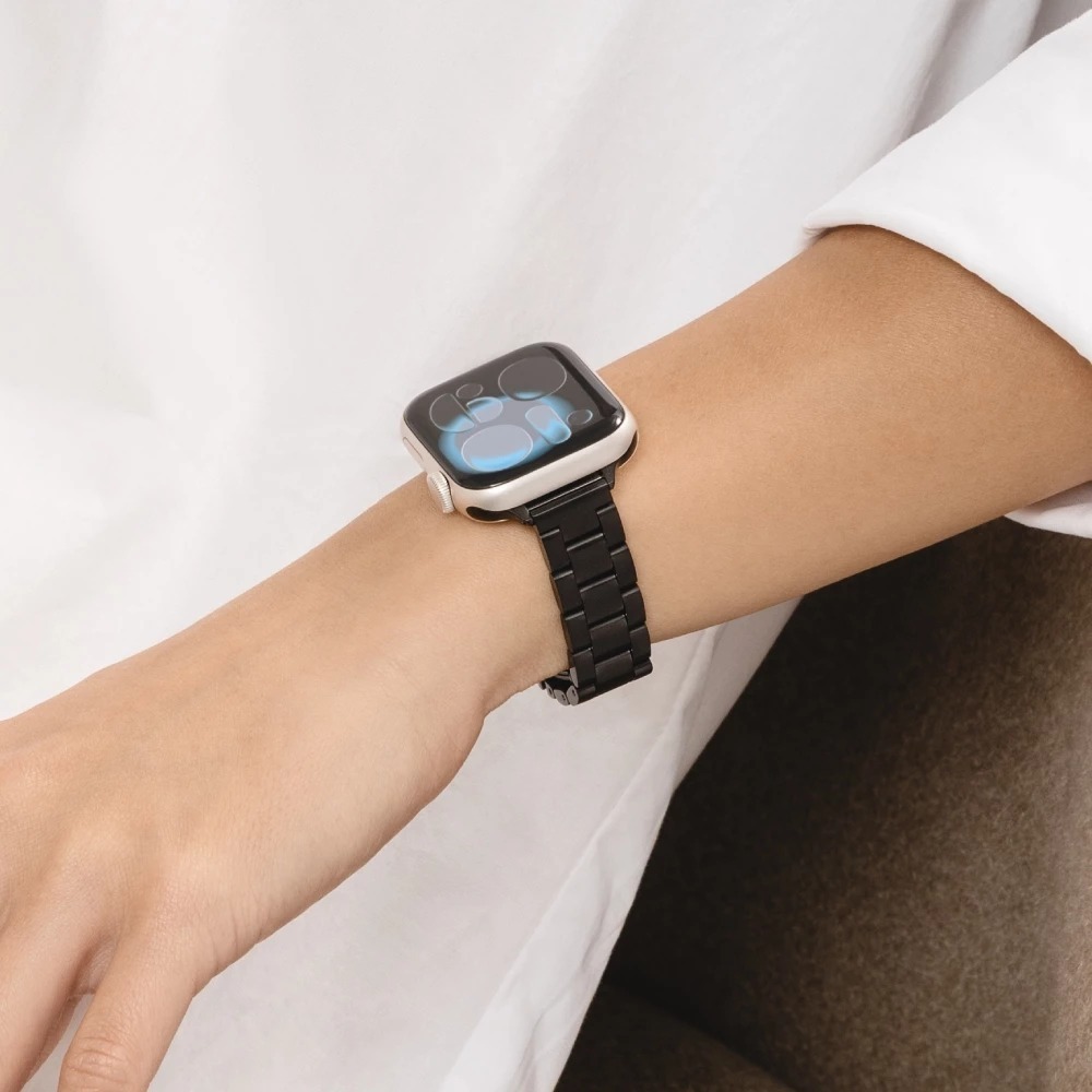 SwitchEasy 魚骨牌 Chaîne 不鏽鋼 鏈 錶 錶帶 適用 Apple Watch 40 41 42 mm-細節圖3