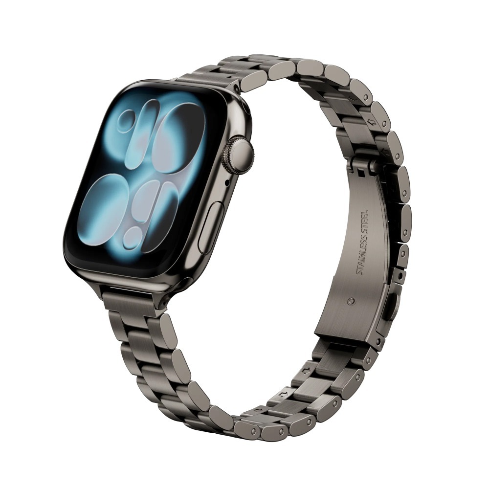 SwitchEasy 魚骨牌 Chaîne 不鏽鋼 鏈 錶 錶帶 適用 Apple Watch 40 41 42 mm-規格圖11