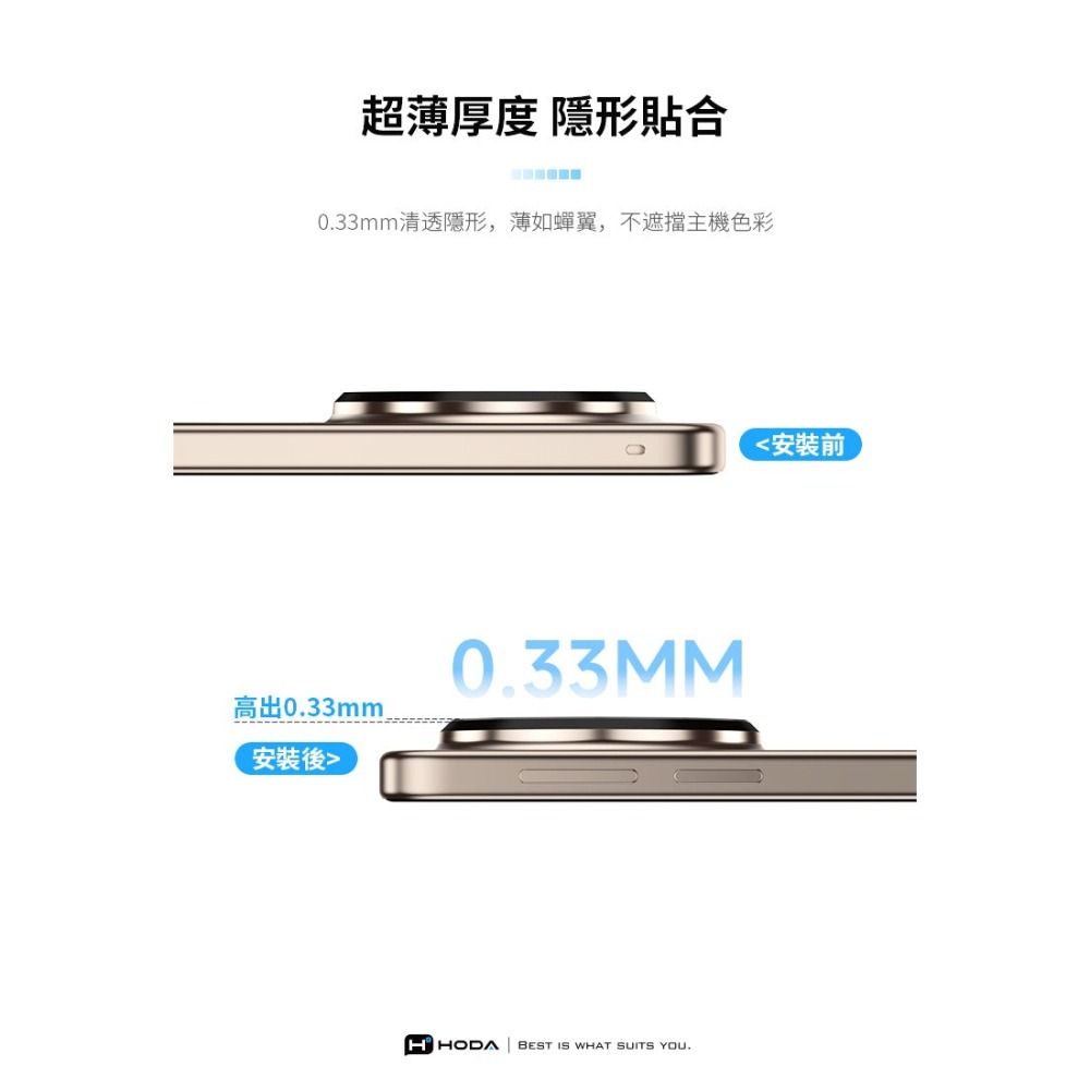 HODA 99% 增透 鏡頭 AR 抗反射 9H 玻璃貼 保護貼 鏡頭貼 適用 vivo X300 Ultra-細節圖10