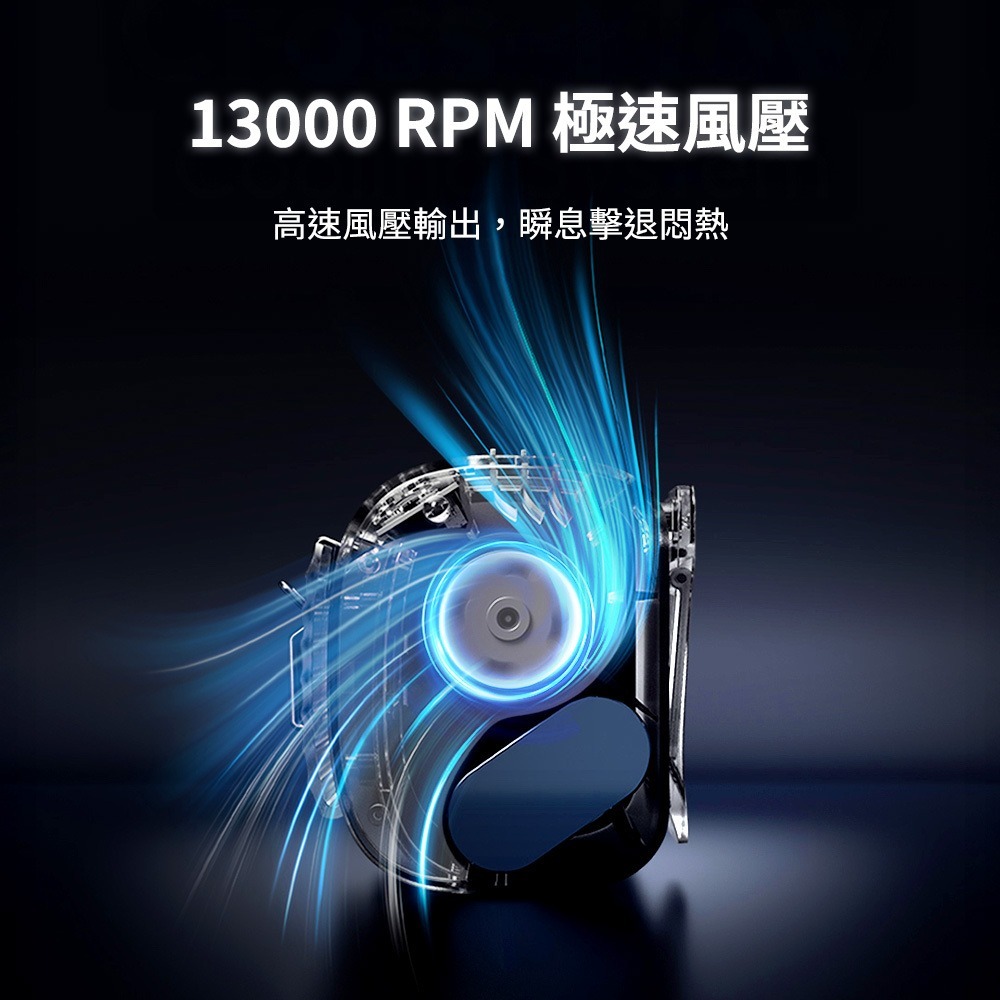 Aecooly Flow UH01-A 高速 9000mAh 大容量  戶外 3in1 多功能 冷風扇 腰掛 強勁風壓-細節圖9