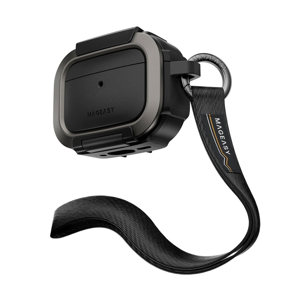 MAGEASY Axiz AVIATION 鋁合金 支架 耳機殼 保護殼 防摔殼 適用 AirPods Pro 3-規格圖11