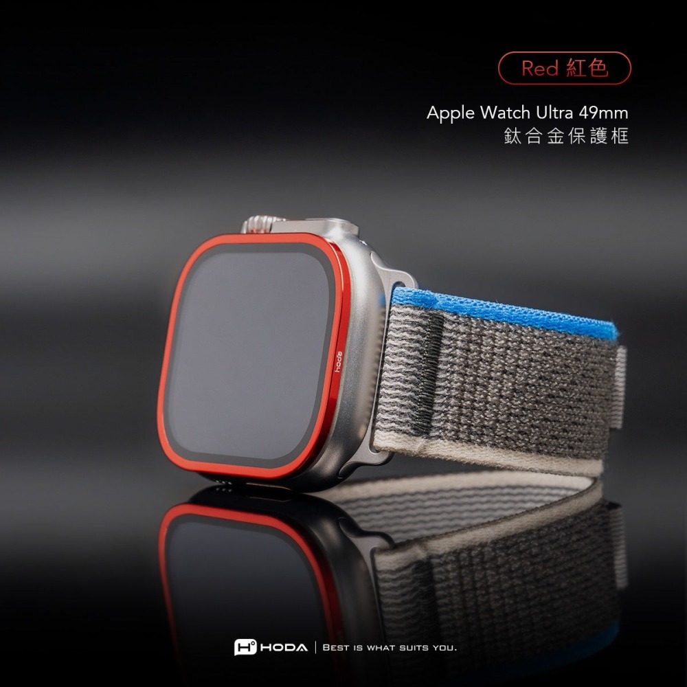HODA 鈦合金 保護框 手錶框 金屬框 單 邊框 外框 適 Watch Ultra 3 2 1 49 mm-細節圖10