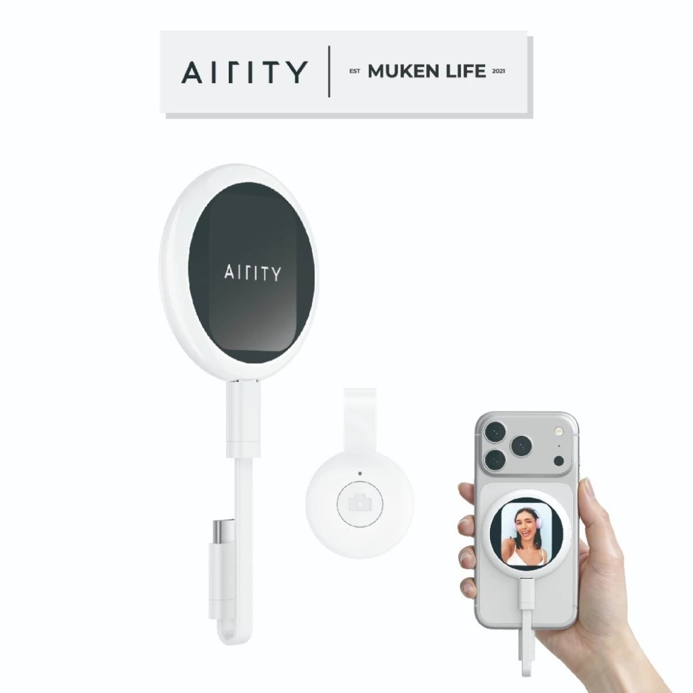 AIRITY 磁吸 自拍螢幕 MagSafe 後鏡頭 外接 副螢幕 Vlog 直播 通用 iPhone 17 16-細節圖3