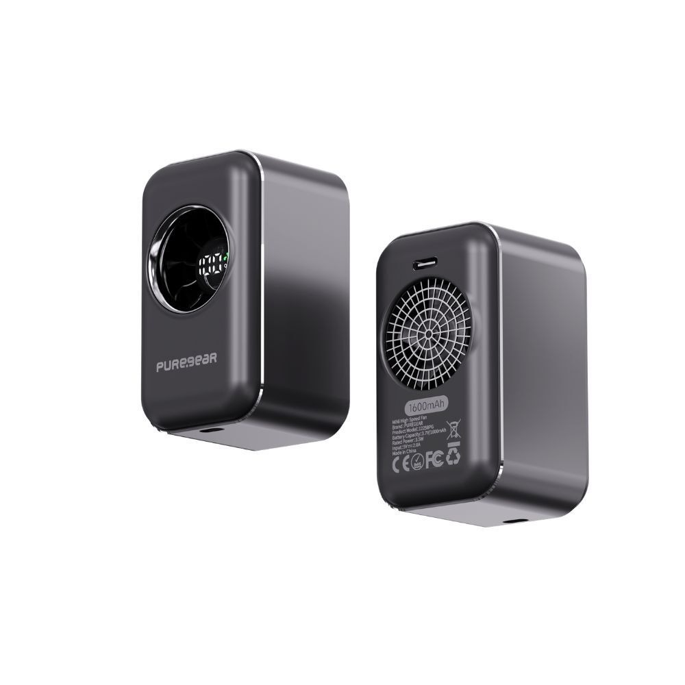 PUREGEAR 鋁合金 高速 迷你 128G 風扇 高速 渦輪 手持 快速充電 低噪音-規格圖5