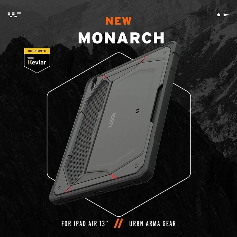 UAG 頂級 特仕版 耐衝擊 保護殼 防摔殼 平板殼 筆架 多角度 適用 iPad Air 13吋-細節圖4