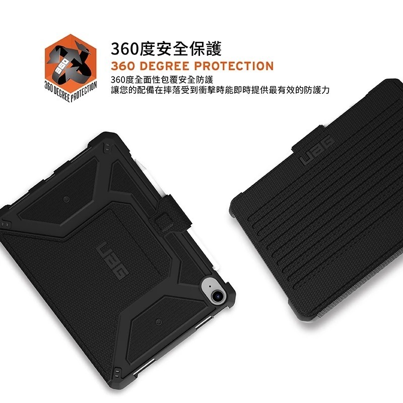 UAG 經典款 耐衝擊 保護殼 V2 黑 A16 美國軍規 防摔殼 平板殼 適用 iPad 11  10.9 吋-細節圖7