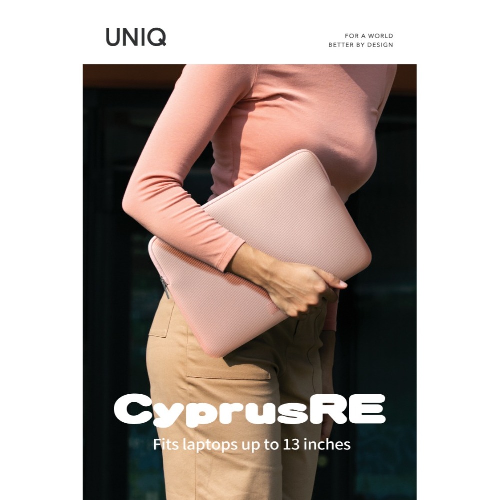 UNIQ Cyprus RE 防潑水 筆電 收納包 防撞 毛絨內襯 筆電包 適用 Neo 13吋-細節圖4