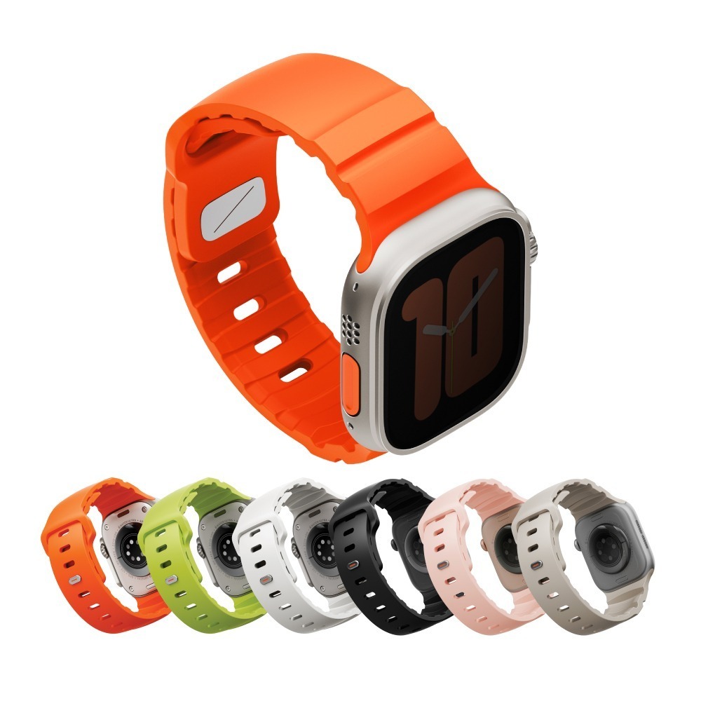 UNIQ Alton 防水 矽膠 雙色 錶帶 適 Apple Watch 42 41 40 49 46 45 44 mm-細節圖3