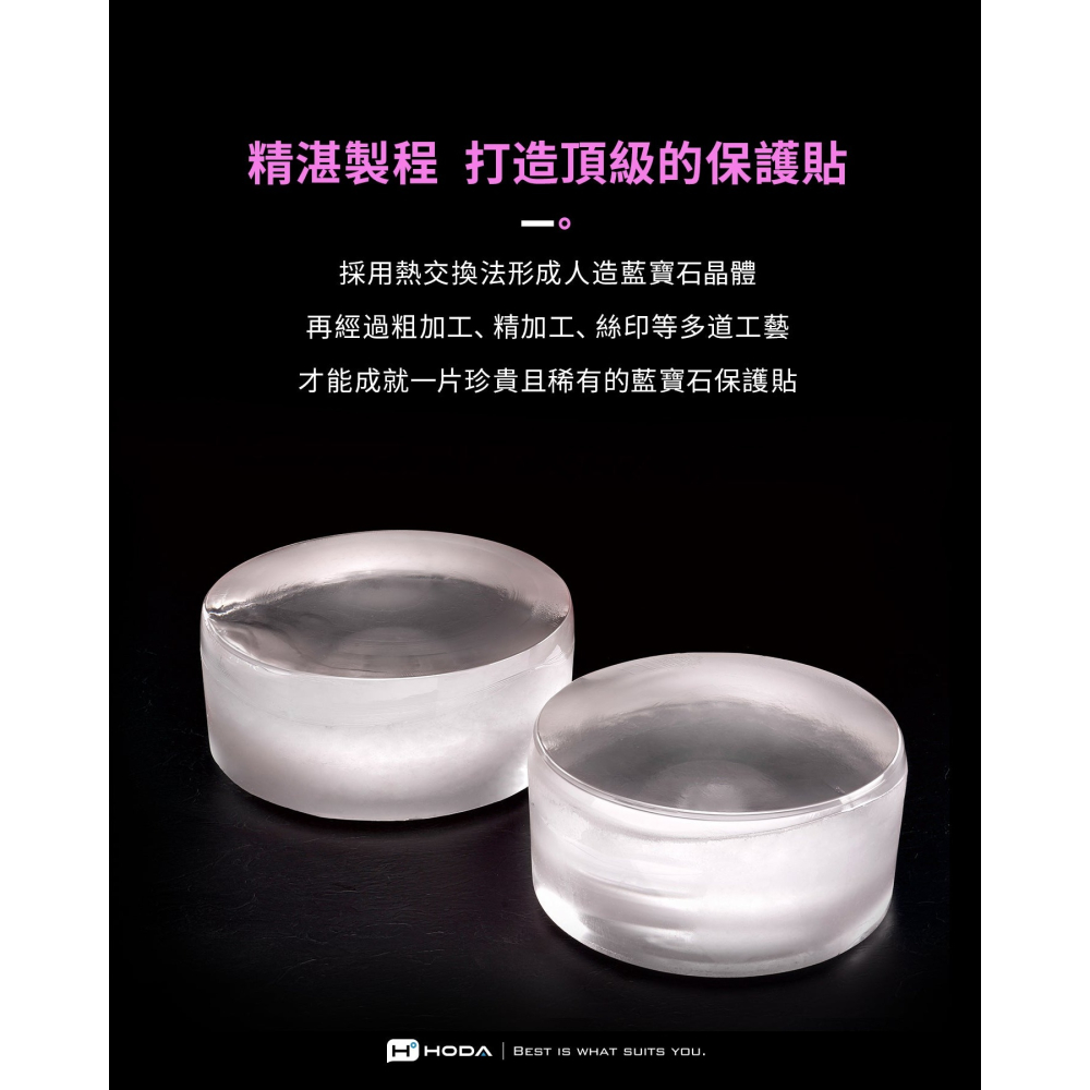 HODA 藍寶石 AR單眼 視覺設計 貼膜神器 鏡頭貼 保護貼 3顆1組 適 iPhone 18 Pro Max-細節圖6