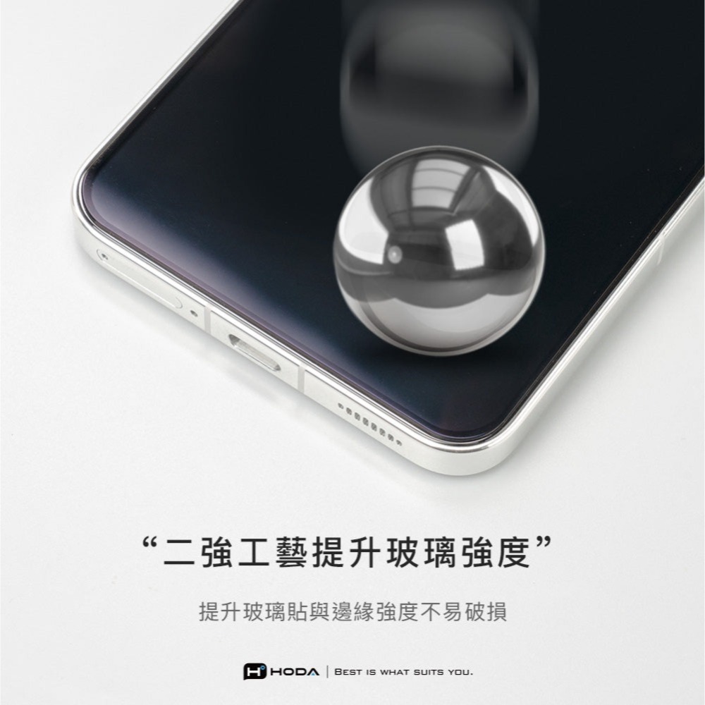 HODA 亮面 玻璃貼 摺疊機 滿版 內縮版 螢幕貼 保護貼 9h 玻璃貼 適 iPhone Duo-細節圖8