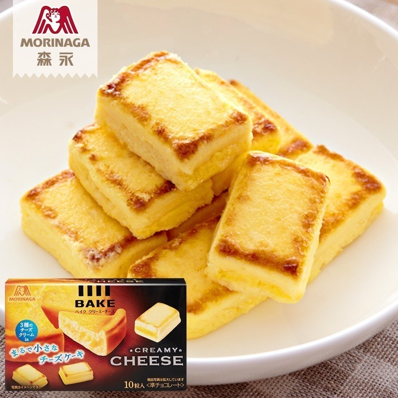 絕對現貨 24小時內寄出 日本MORINAGA 森永 BAKE CREAMY CHEESE 起司磚 濃厚奶油起司磚-細節圖5