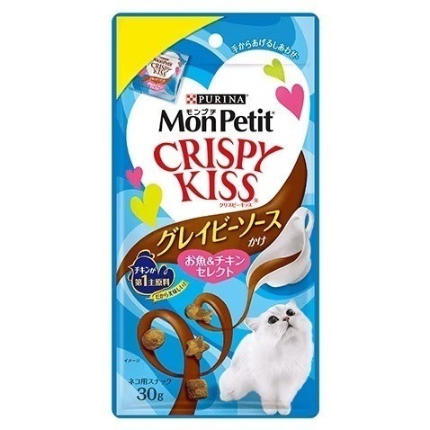 MonPetit 貓倍麗  親親餅乾 添加貓薄荷 CRISPY KISS 貓倍麗餅乾 小包 貓潔牙餅乾 貓餅乾 潔牙餅乾-細節圖4