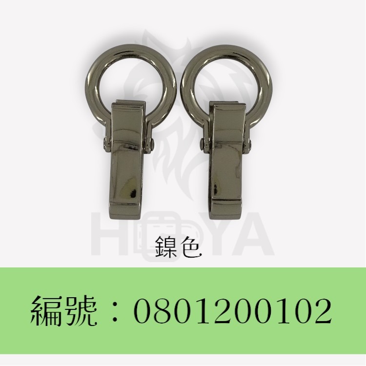 環狀鉤釦【鑄】_6分⊥2吋〈2個裝 | 共2色〉-規格圖4