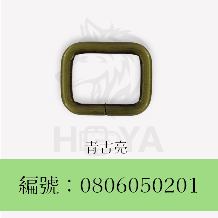 方環釦_￠5mm1吋⊥6分〈2個裝 | 共3色〉-規格圖5