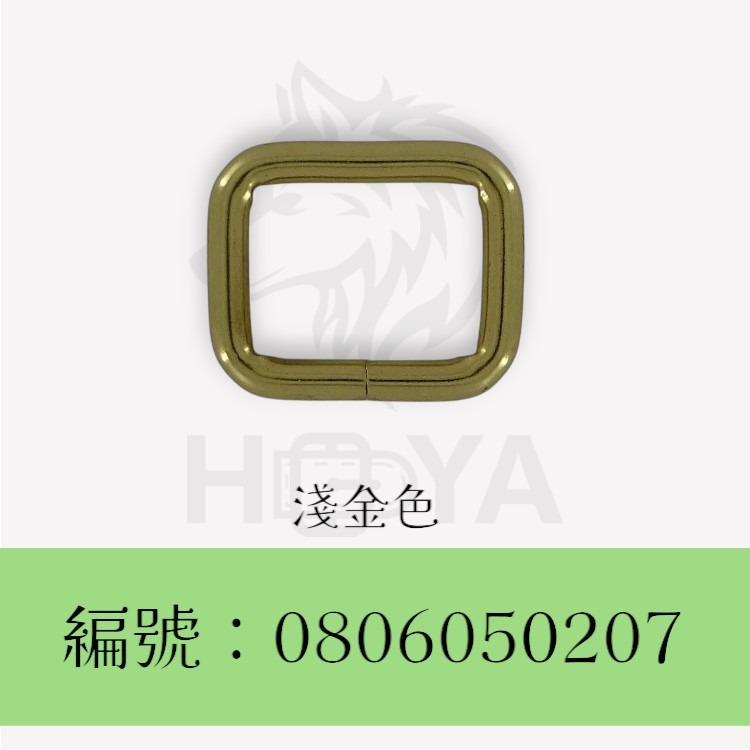 方環釦_￠5mm1吋⊥6分〈2個裝 | 共3色〉-規格圖5